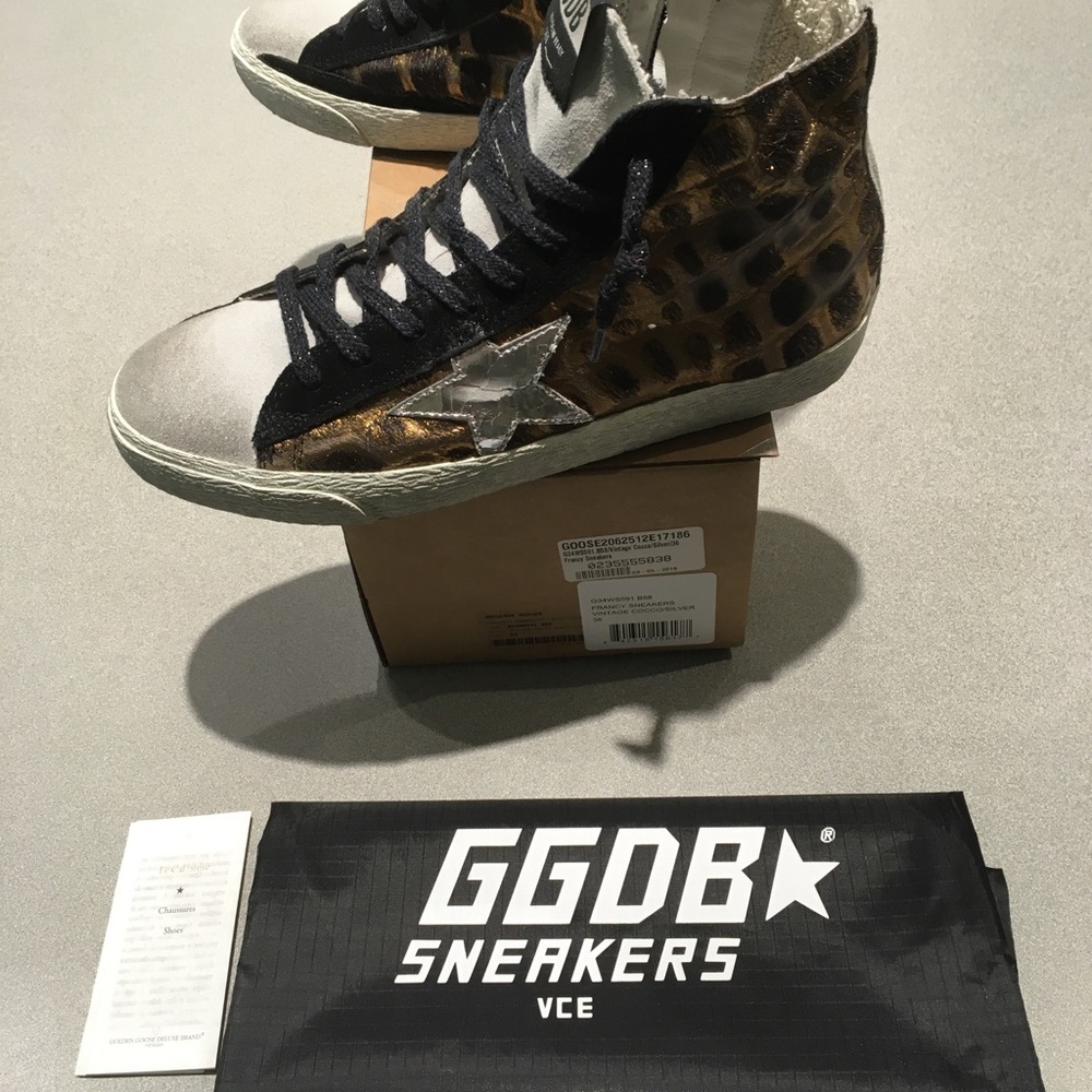 Golden Goose Francy Sneakers Vintage Cocco/Silver - Picture 4 of 8